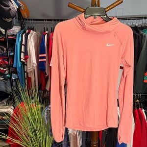 Nike Women's Coral Hoodie Performance Sweatshirt